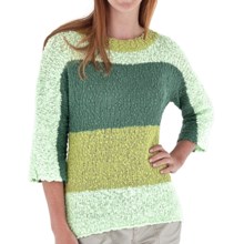 60%OFF レディースカジュアルセーター ロイヤル・ロビンスKarlyストライプセーター - 七分袖（女性用） Royal Robbins Karly Stripe Sweater - 3/4 Sleeve (For Women)画像